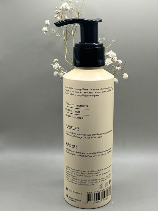 Huile démaquillante Lait d'Amande - Flora & Sens