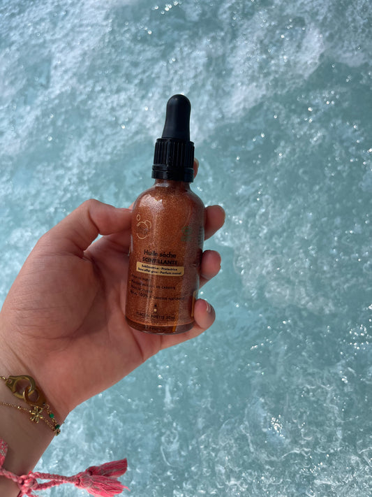 Huile Sèche Pailletée - Flora & Sens