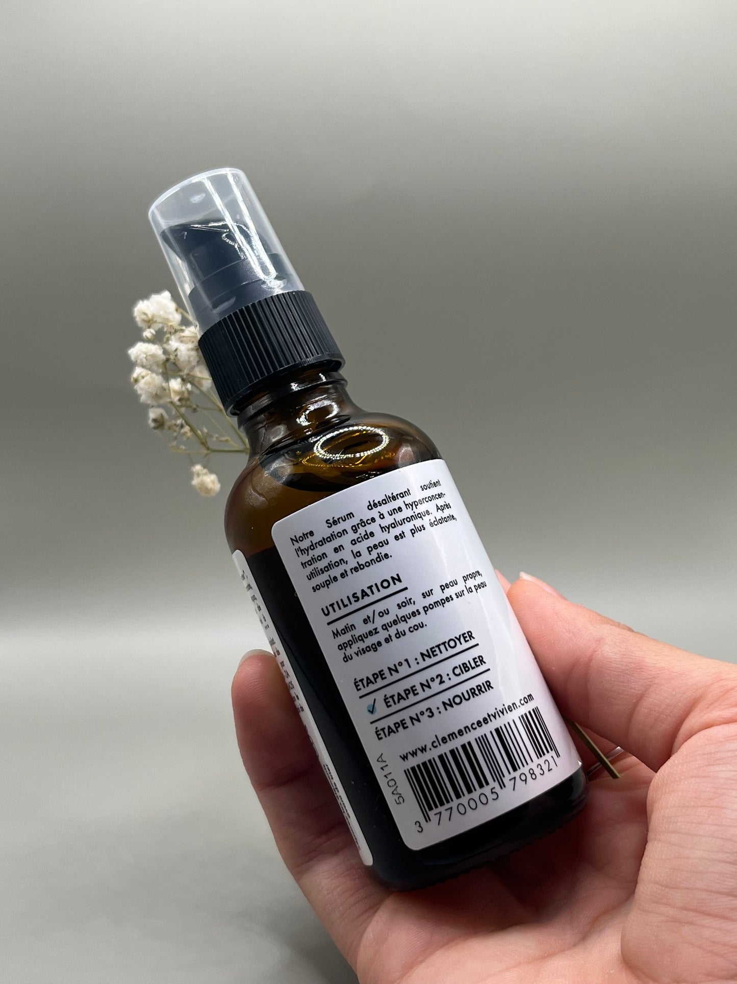 Sérum Désaltérant à l'Acide Hyaluronique - Flora & Sens