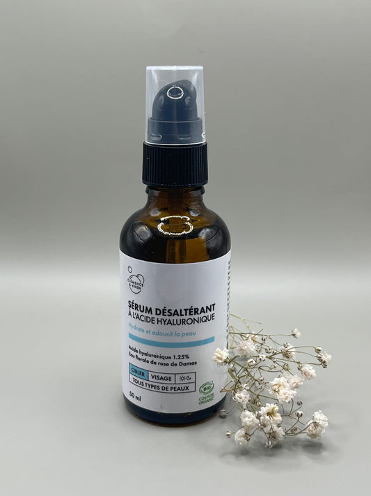 Sérum Désaltérant à l'Acide Hyaluronique - Flora & Sens